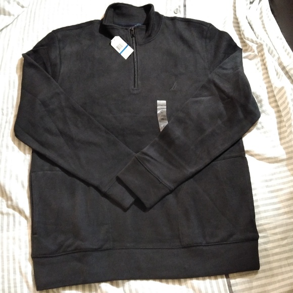 Nautica Other - Nautica Black 1/4 Quarter Zip Pullover Sweatshirt